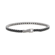 Mabina Bracciale tennis in argento con zirconi neri 533580-S